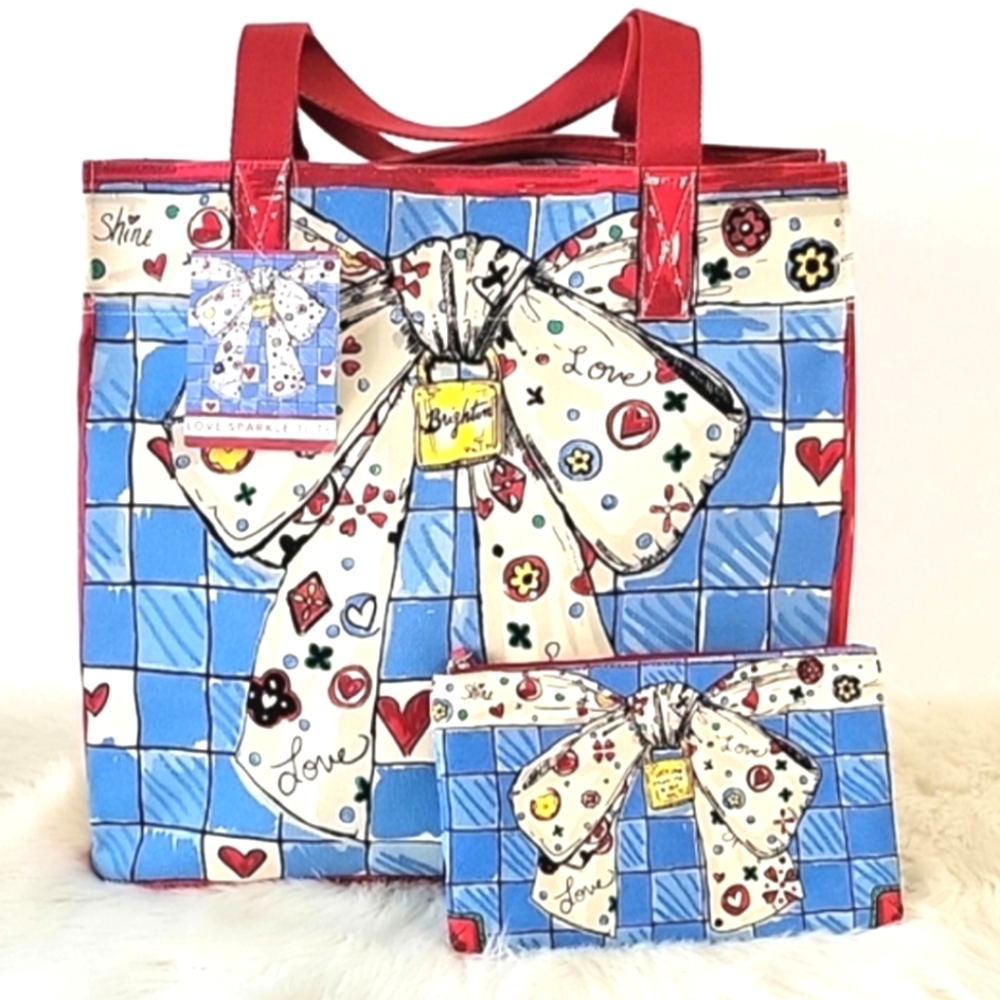 New, Brighton Love Sparkle Tote bag  with matching pouch